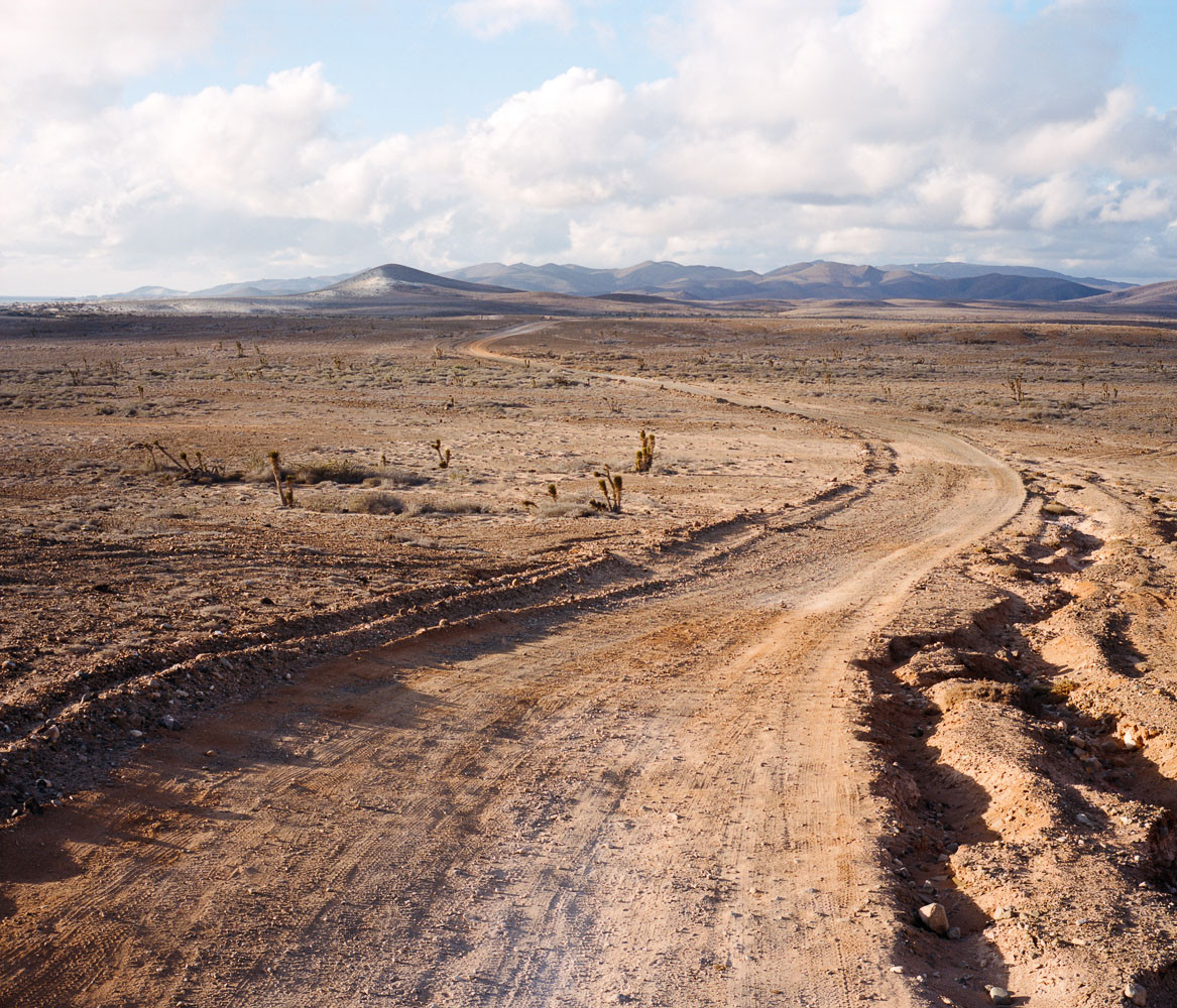 Gravel road in Baja California, Mexico
