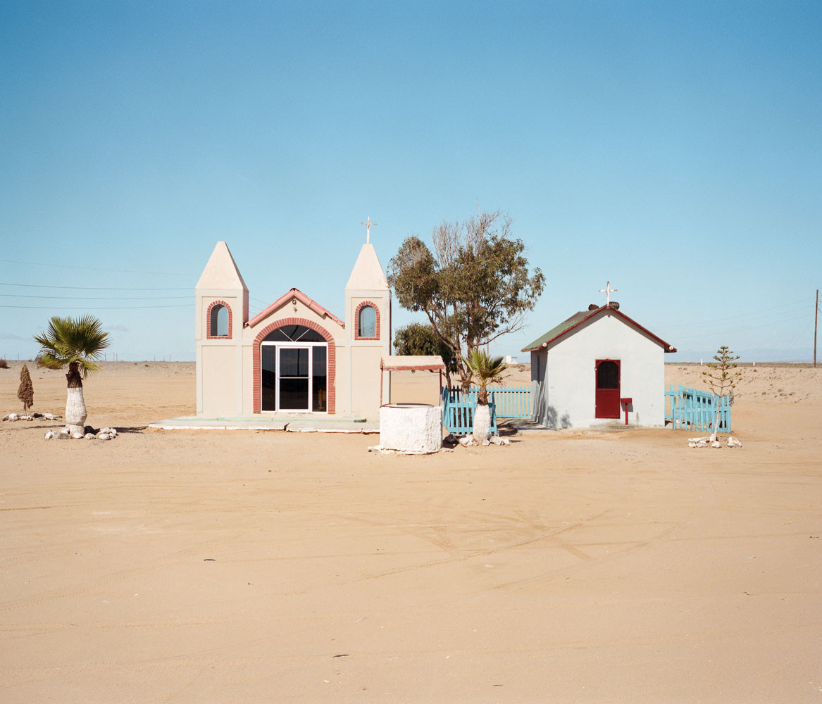 Roadside chapel in Baja, Mexico